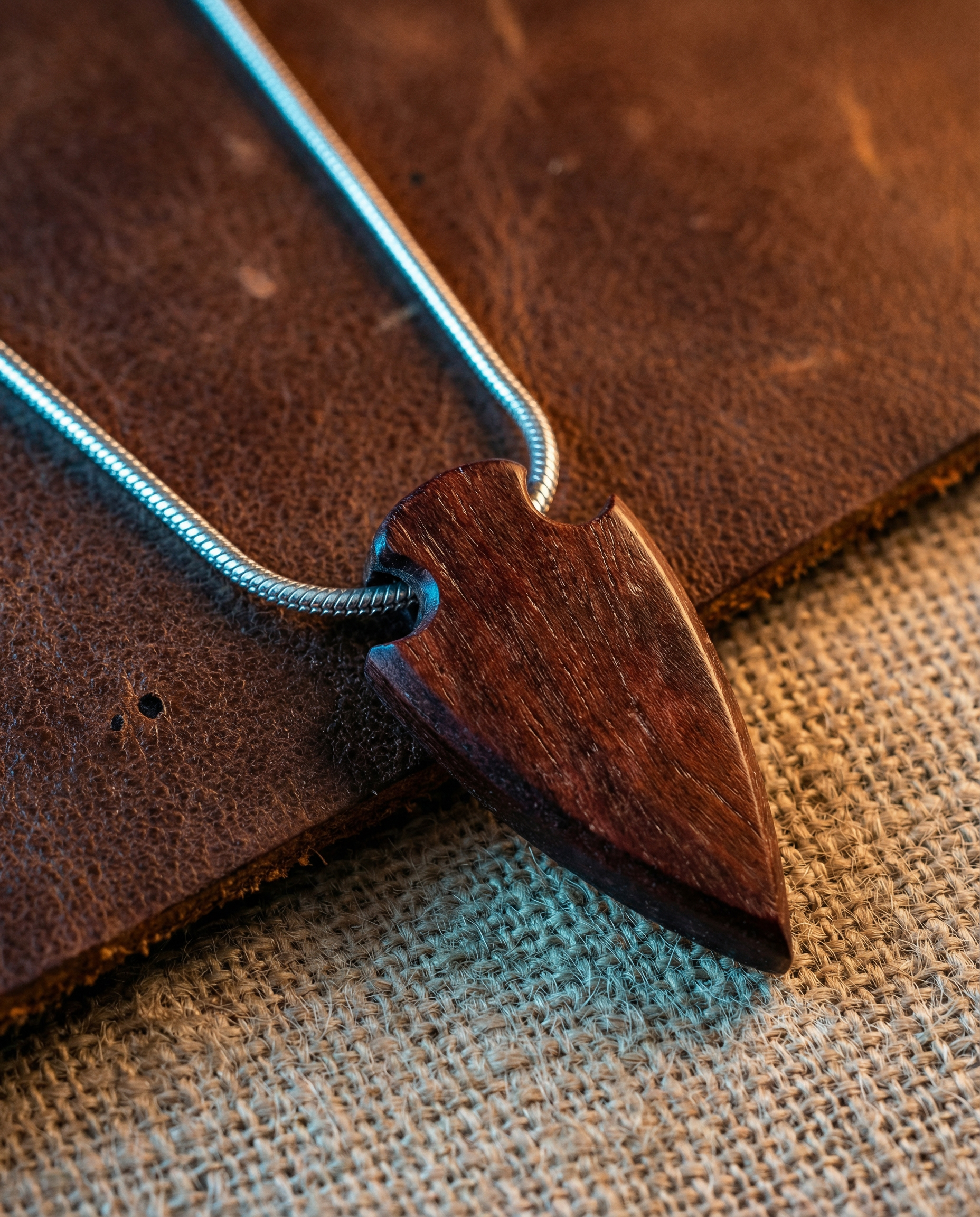 Rosewood Arrowhead Penant